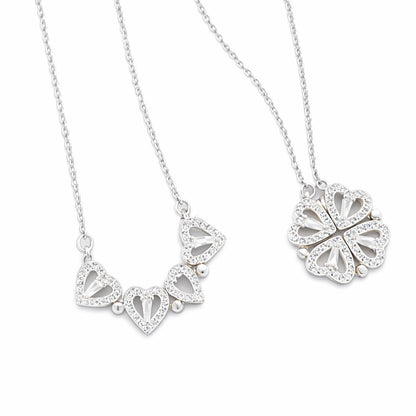 Collier Trèfle à Quatre Cœurs