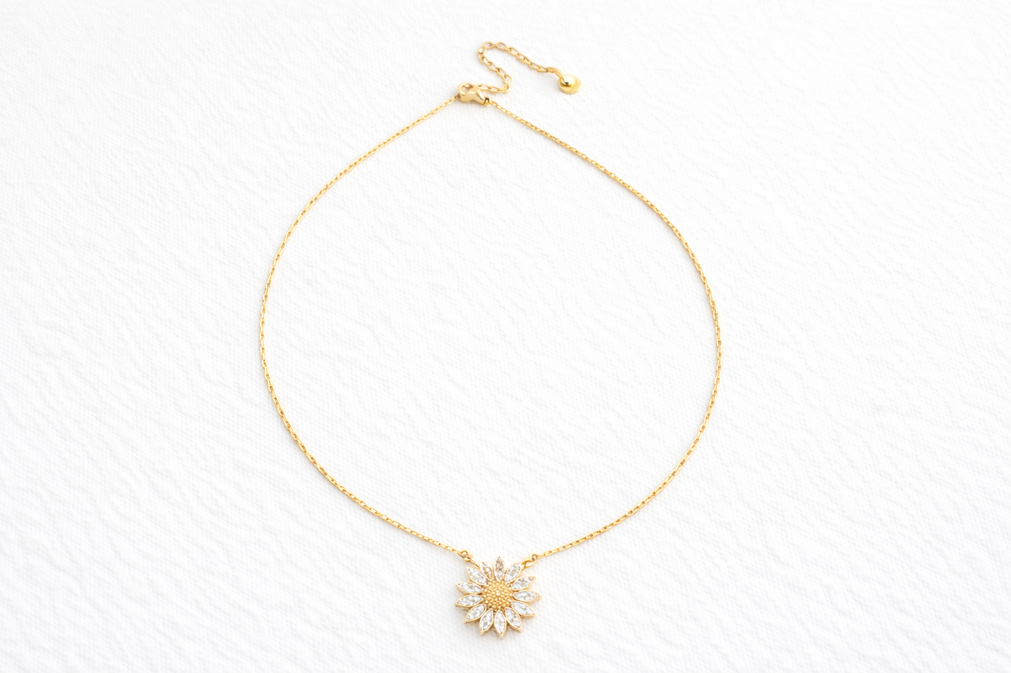 Collier Fleur en Or