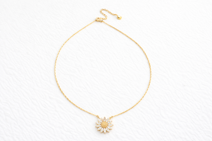 Collier Fleur en Or