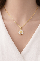 Collier Fleur en Or