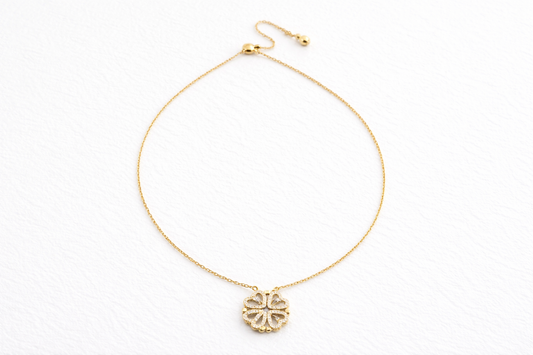 Collier Trèfle à Quatre Cœurs