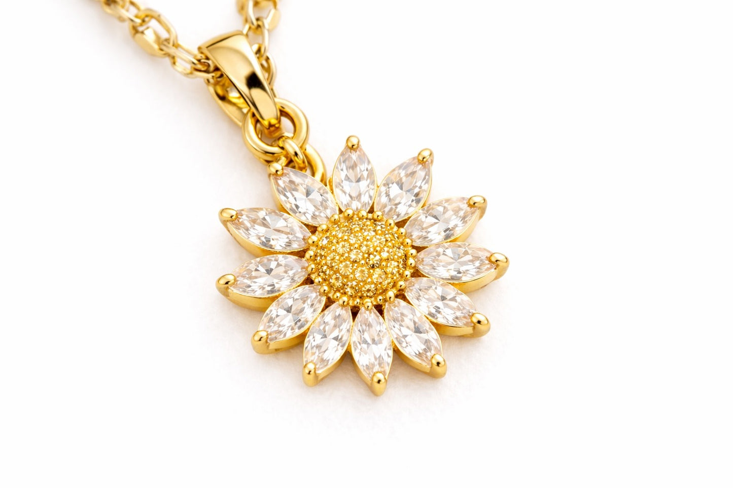 Collier Fleur en Or